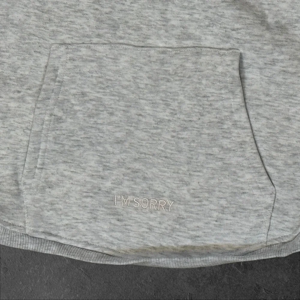 SKIMS Cotton Fleece Pet Hoodie Light‎ Heather Grey Size 2X TB ACC 5 110